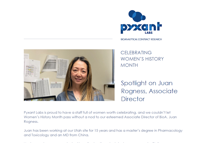 Women's History Month with Pyxant's Juan Rogness